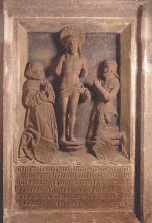 Das Sandsteinrelief in der Martinskirche